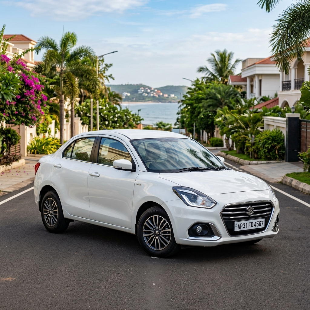 Book Swift Dzire in Vizag